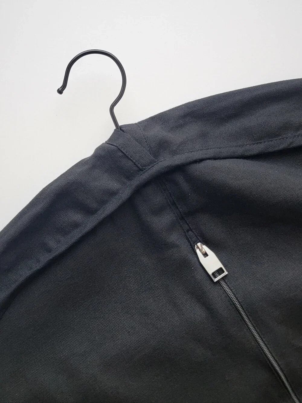 Brioni Garment Bag Black Fabric Folding Travel Suit Storage 42